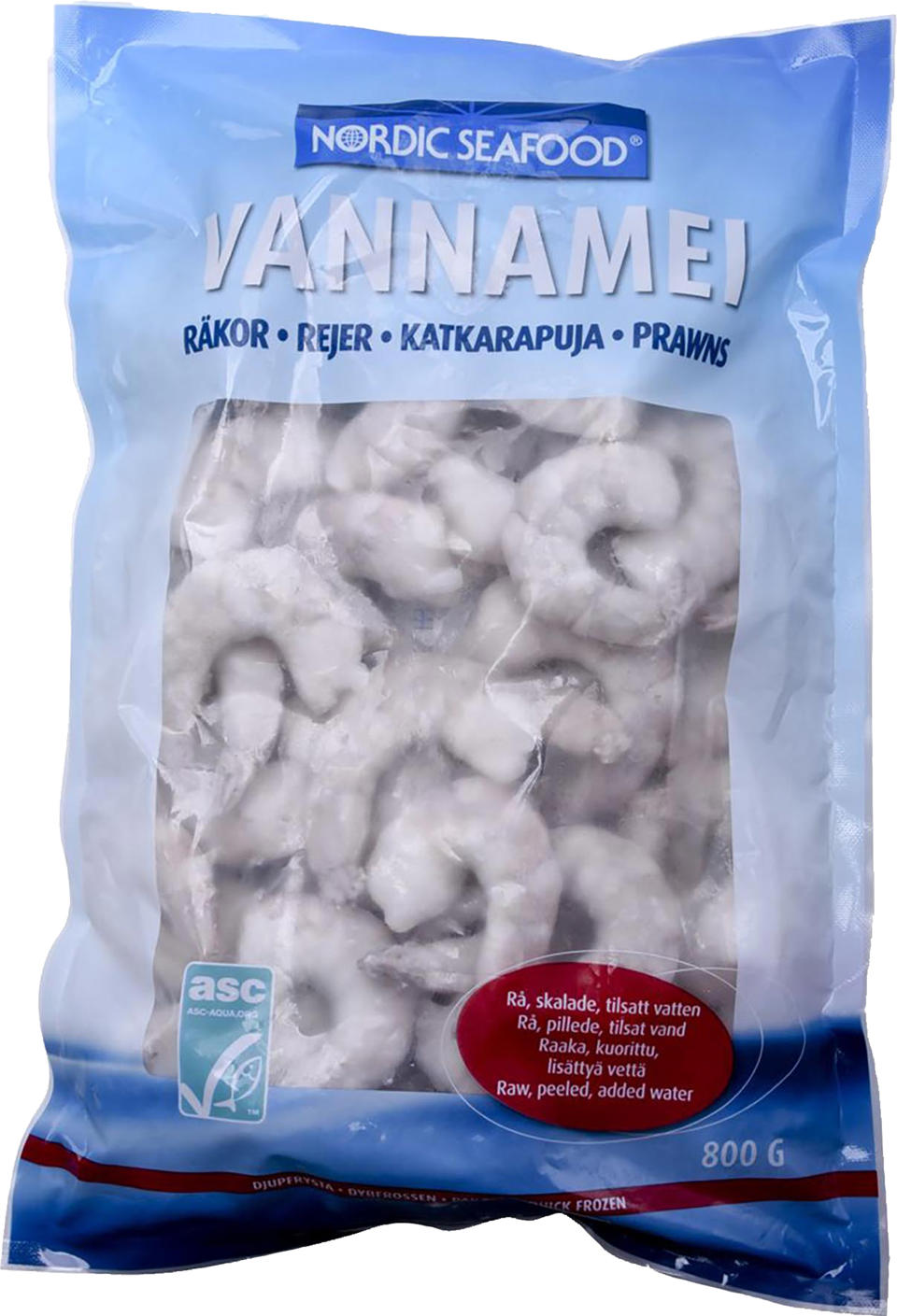 Vannameiräka skalad ASC