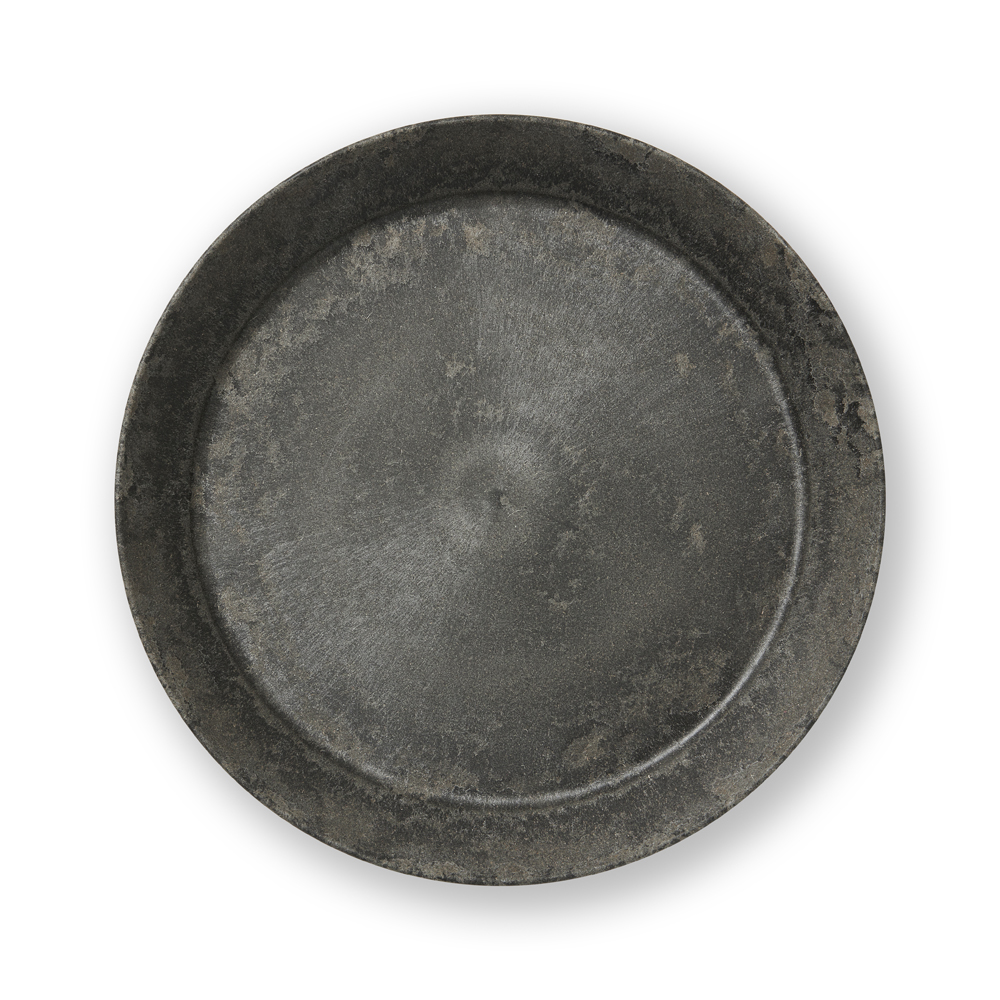 Tallrik Flat Plast/Trä Svart Ø25cm