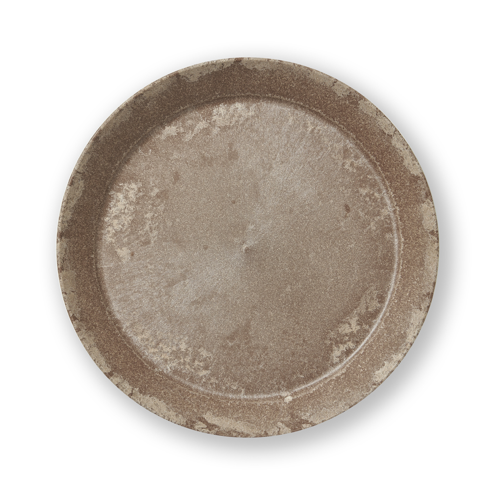 Tallrik Flat Plast/Trä Natur Ø25cm