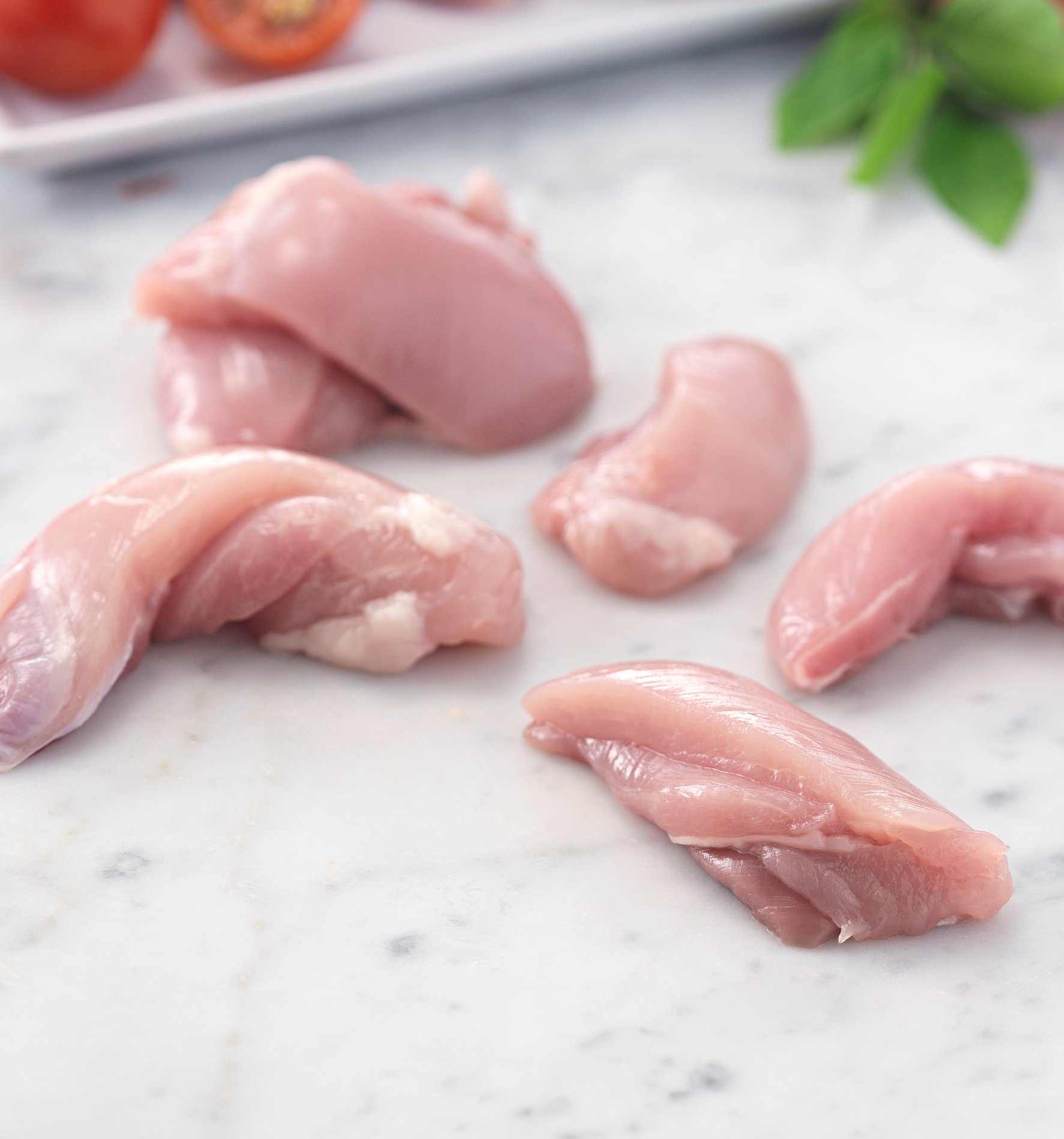 Kycklinglårfilé Strimlad 24mm