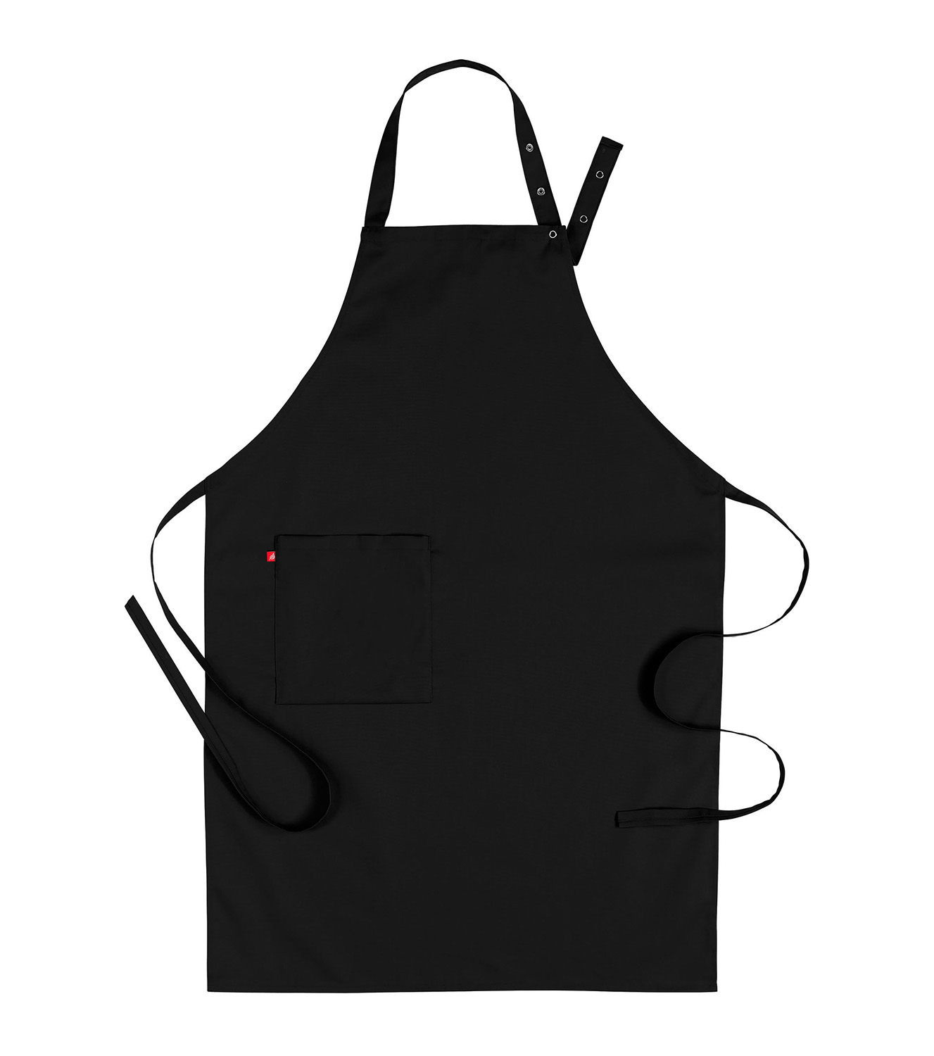 Bröstlappsförkläde 4579 Svart 70x100cm