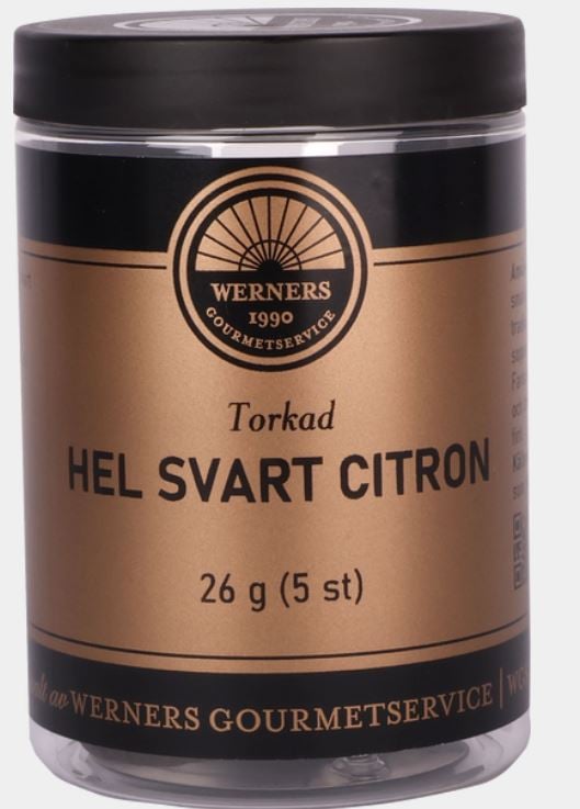 Svart Citronpulver
