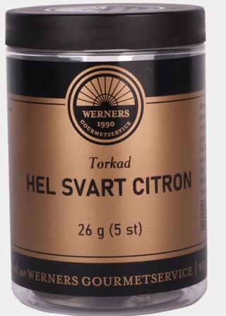 Svart Citronpulver