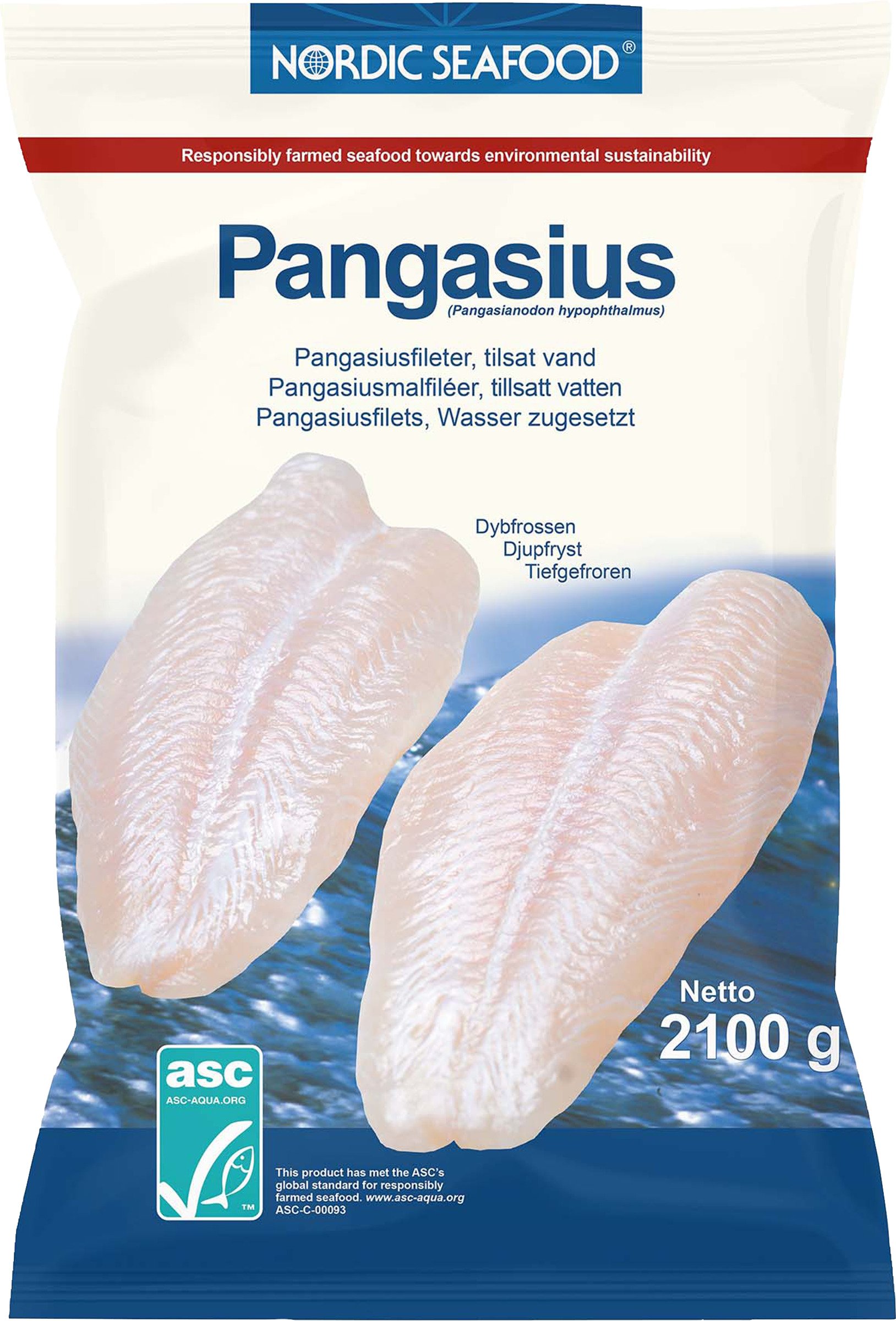 Pangasiusfilé utan Skinn ASC