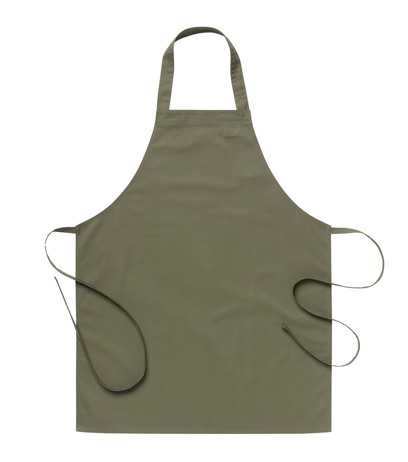 Bröstlappsförkläde 4574 Olivgrön 75x90cm