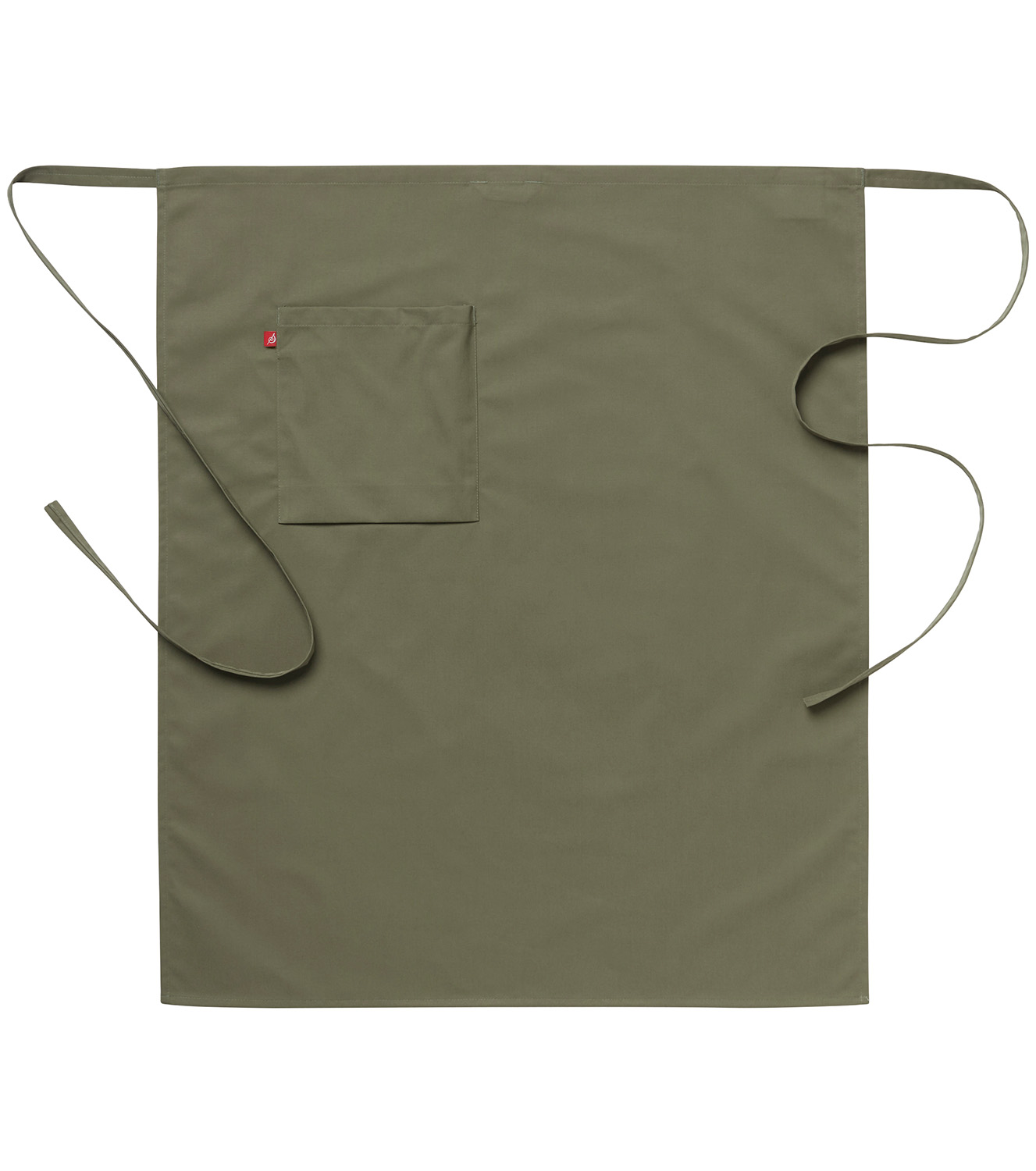 Midjeförkläde 2645 Olivgrön 75x85cm