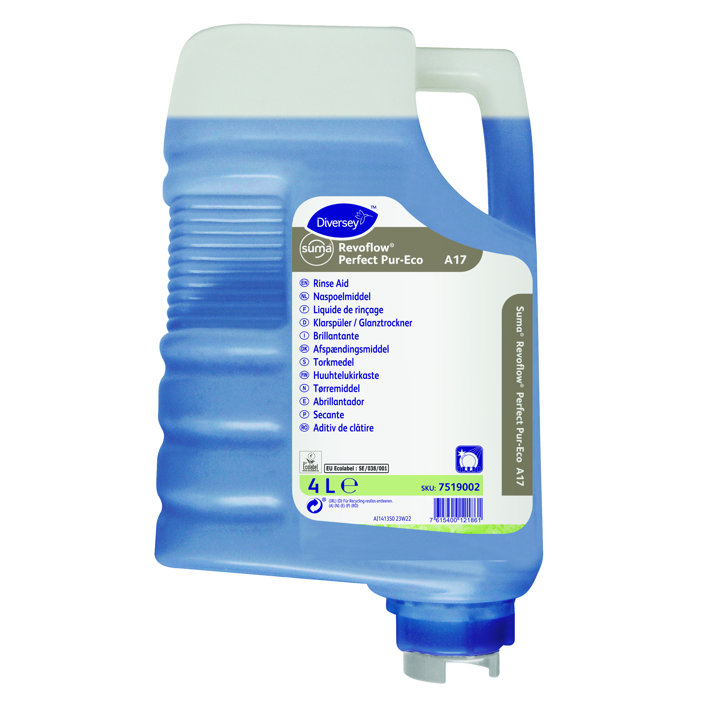 Torkmedel högkoncentrerat neutralt  4L Suma
Revoflow Perfect Pur-Eco A17