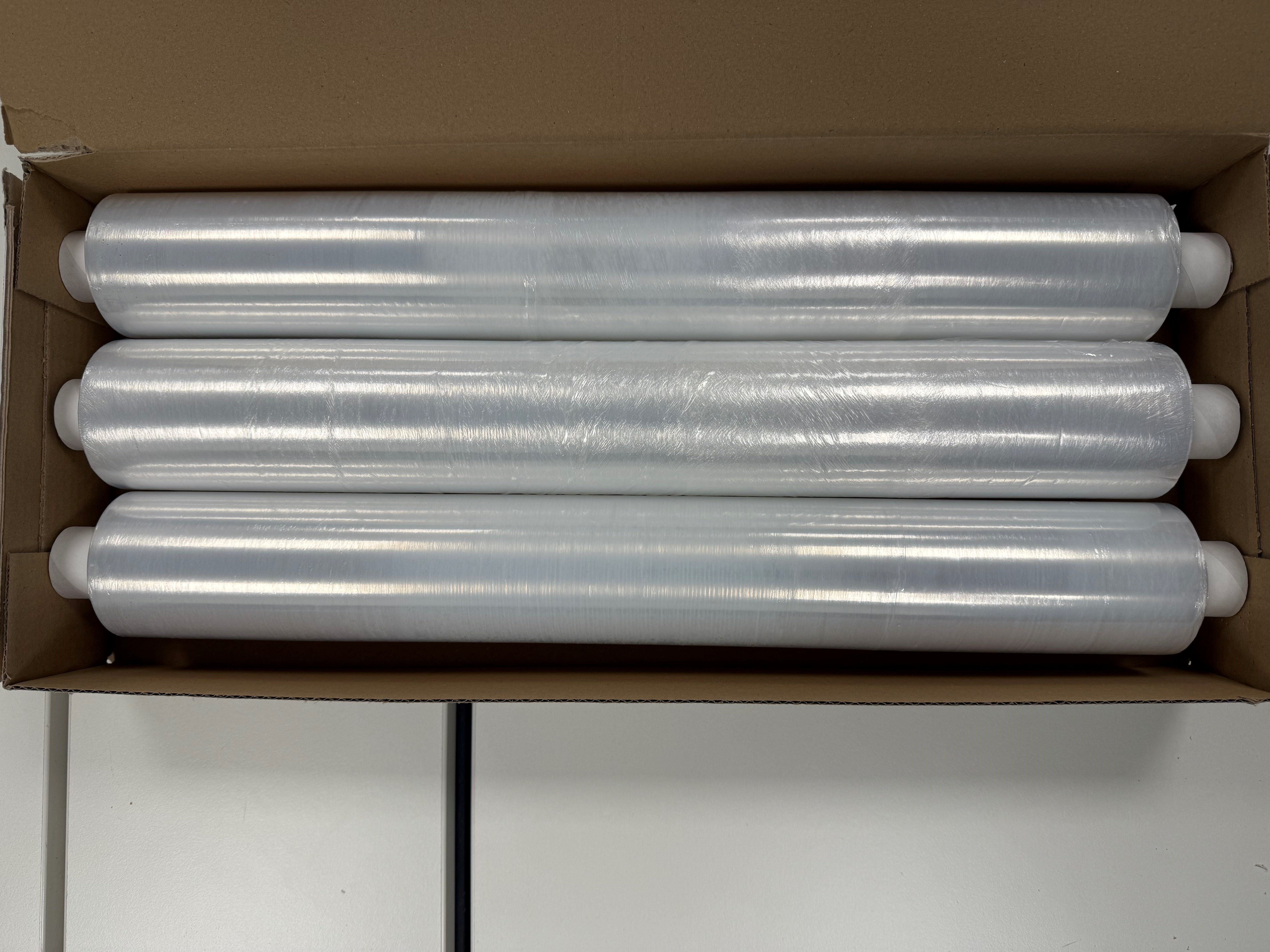 Plastfilm PE Refill 45cmx300m 8my 3-pack