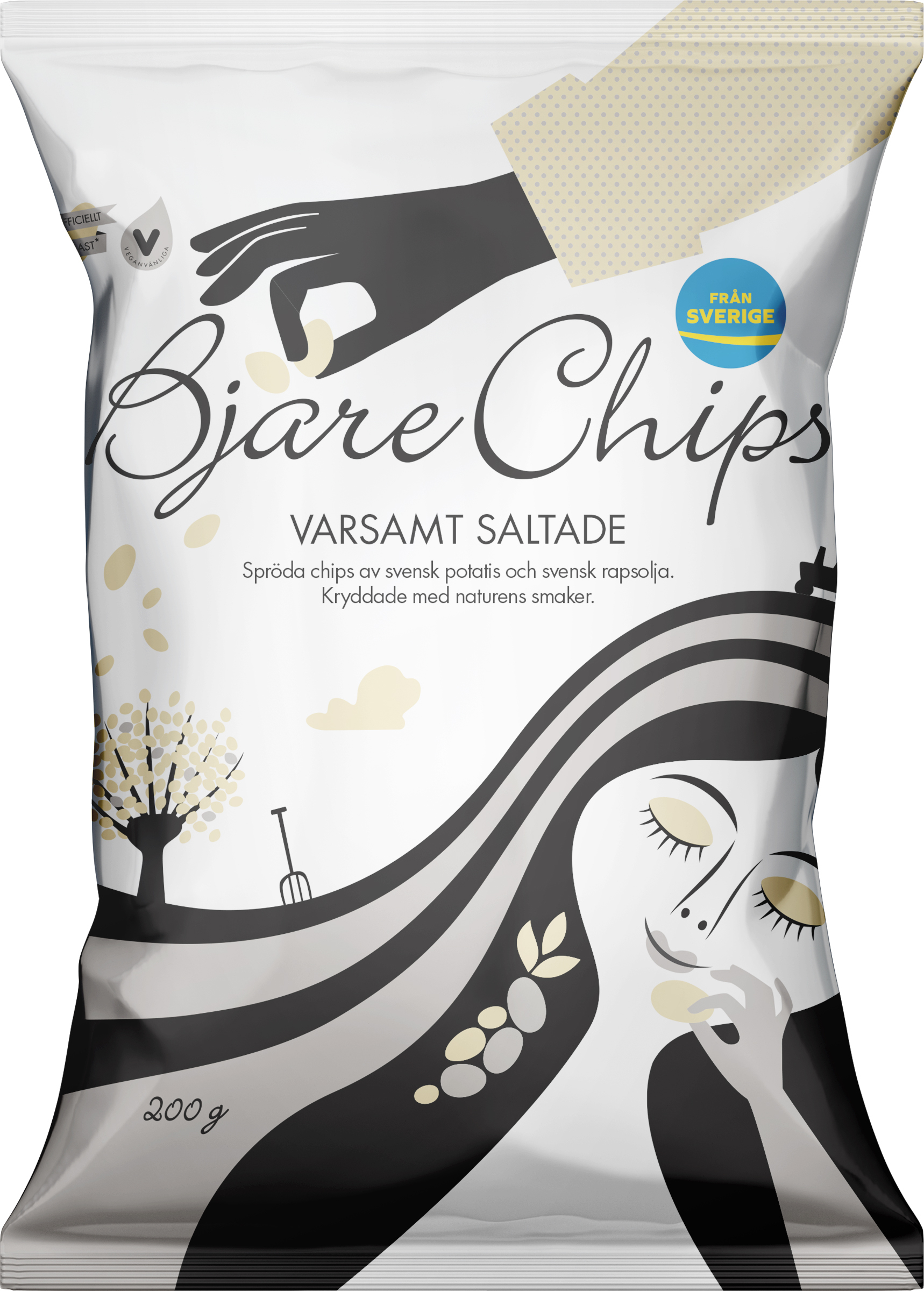 Potatischips Varsamt Saltade