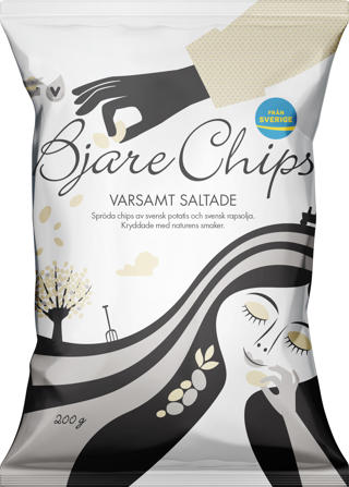Potatischips Varsamt Saltade