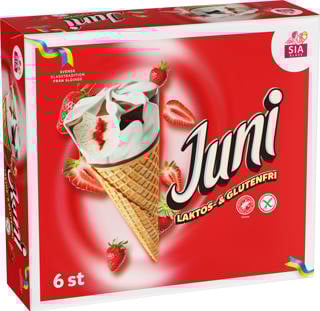 Glasstrut Juni Gluten & Laktosfri Flerpack RA