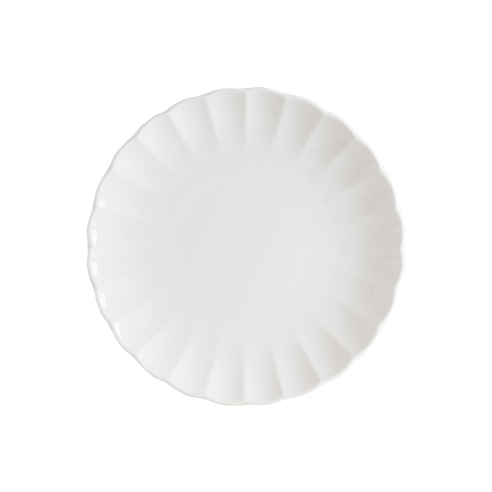 East Tallrik Flat Vit Ø25cm