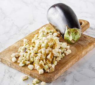 Aubergine Tärnad 10mm