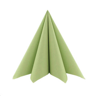 Servett Airlaid 40x40cm Olivgrön