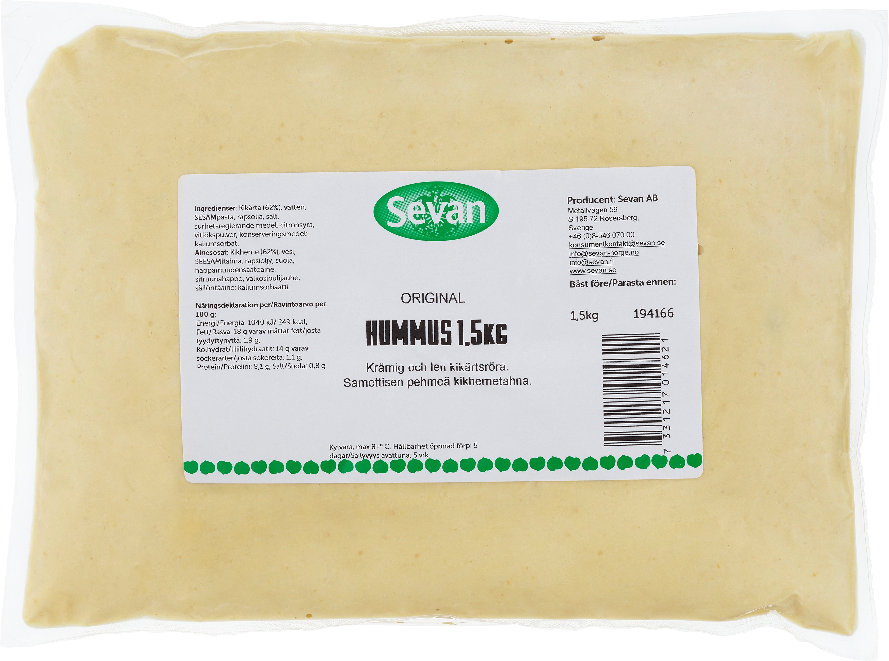 Hummus Original Påse