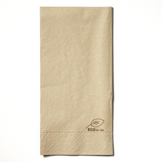 Servett 1/8-vikt 3-lag 40x40cm Natur ECO