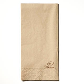Servett 1/8-vikt 2-lag 40x40cm Natur ECO