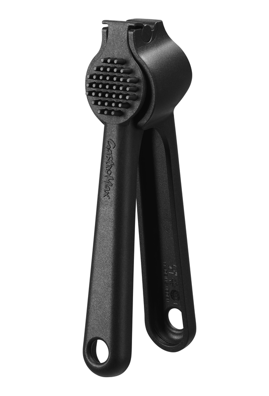 Vitlökspress Plast Mörkgrå 17cm