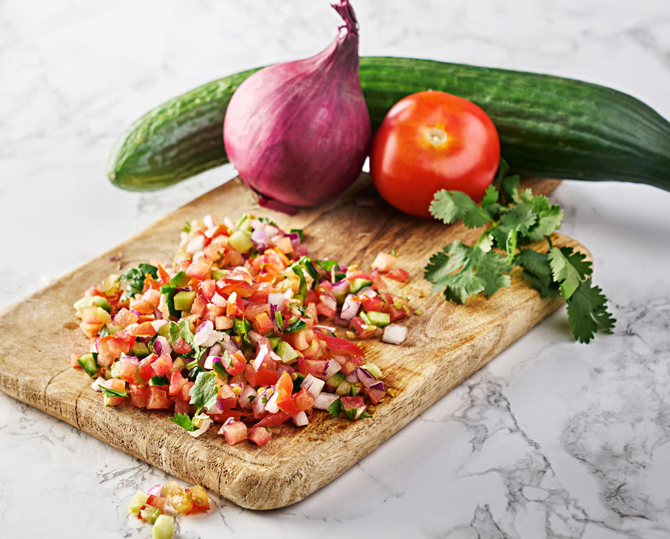 Pico de Gallo utan jalapeno med gurka 5 mm 2 kg