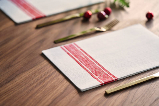 Servett Dunilin 40x60cm Trentino Bordeaux