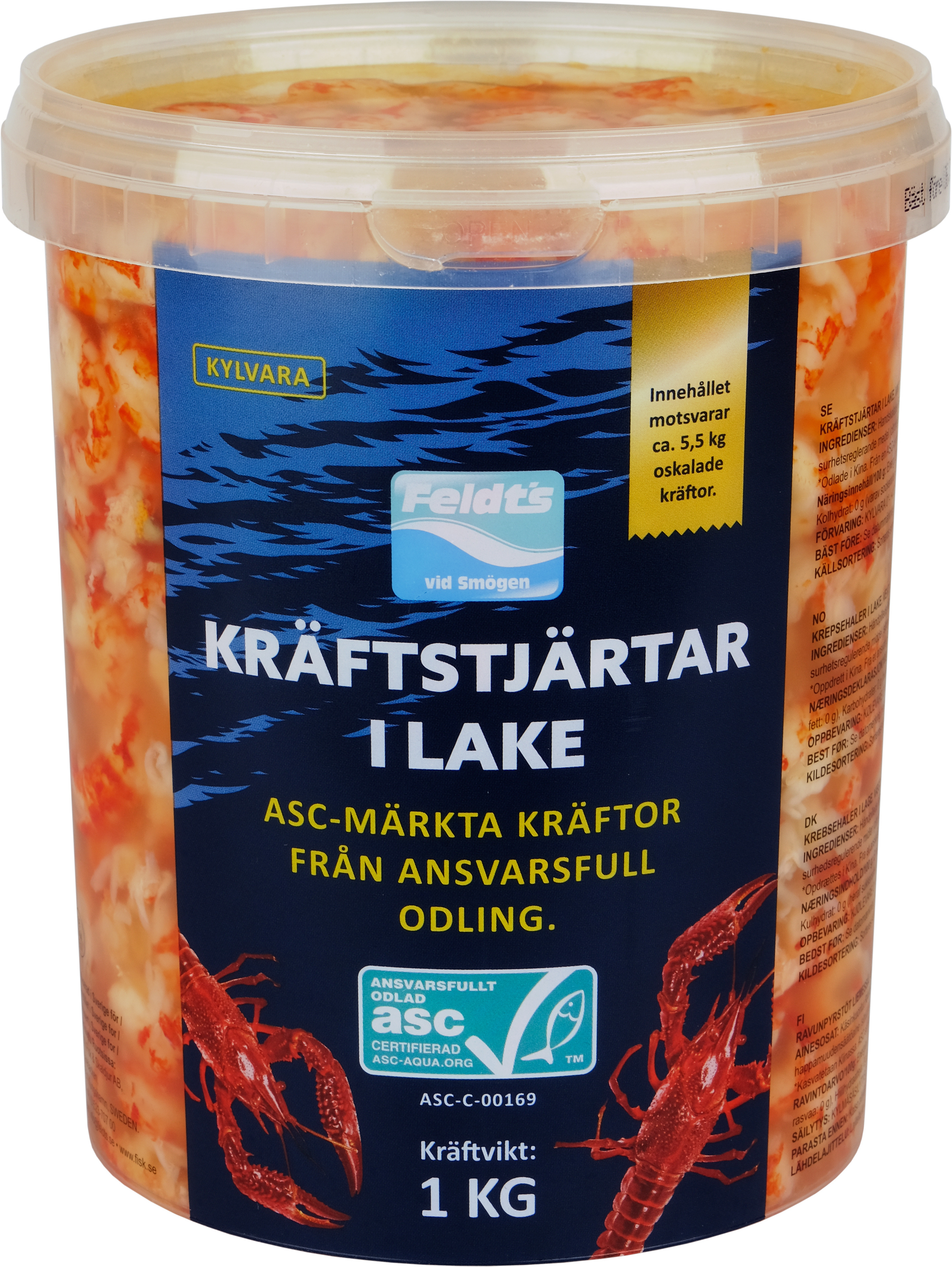 Kräftstjärtar i Lake ASC