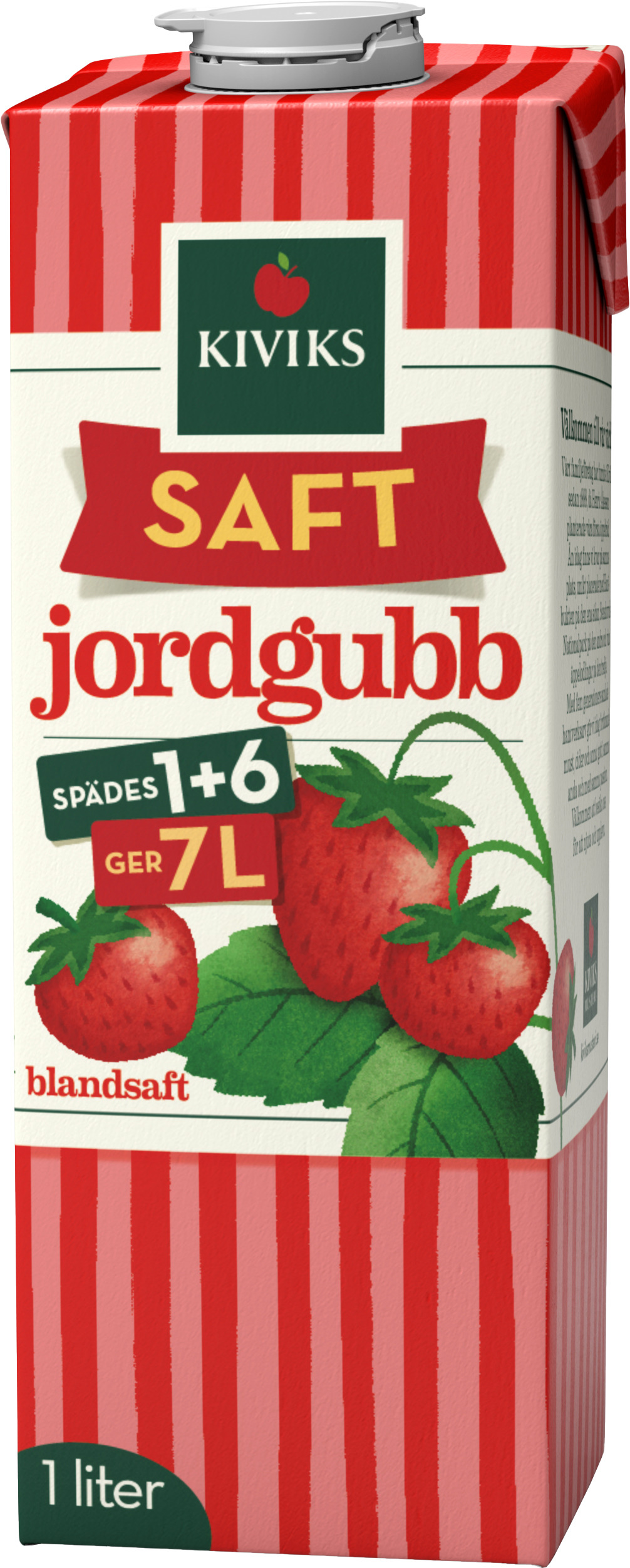 Blandsaft Jordgubb 1+6