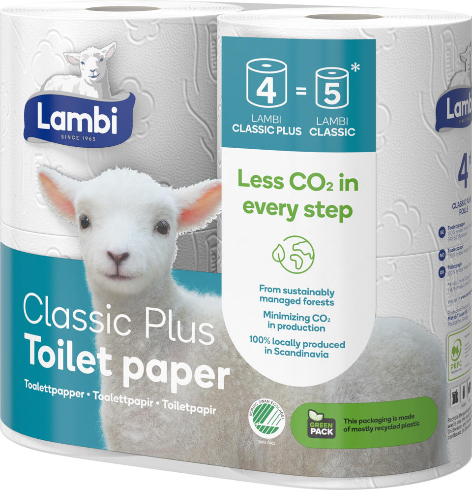 Toalettpapper Plus 3-skikt