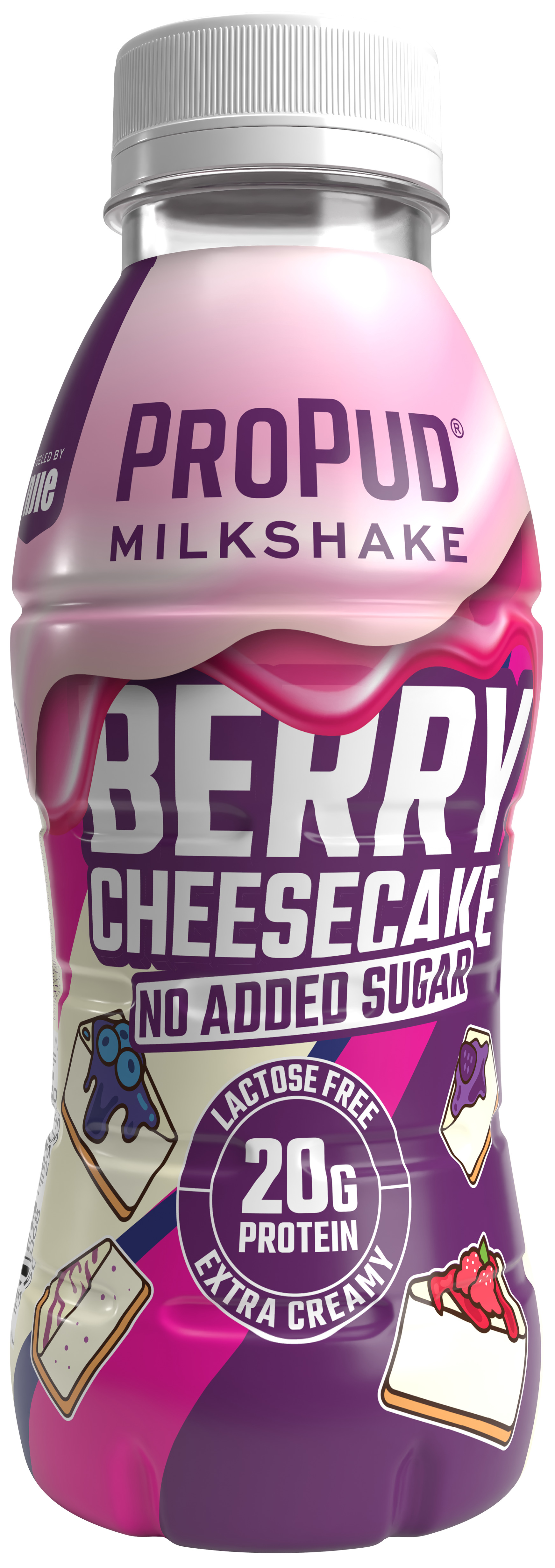 Proteinmilkshake Berry Cheesecake