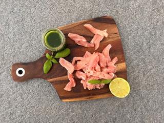 Kycklinglårfilé Strimlad 20mm