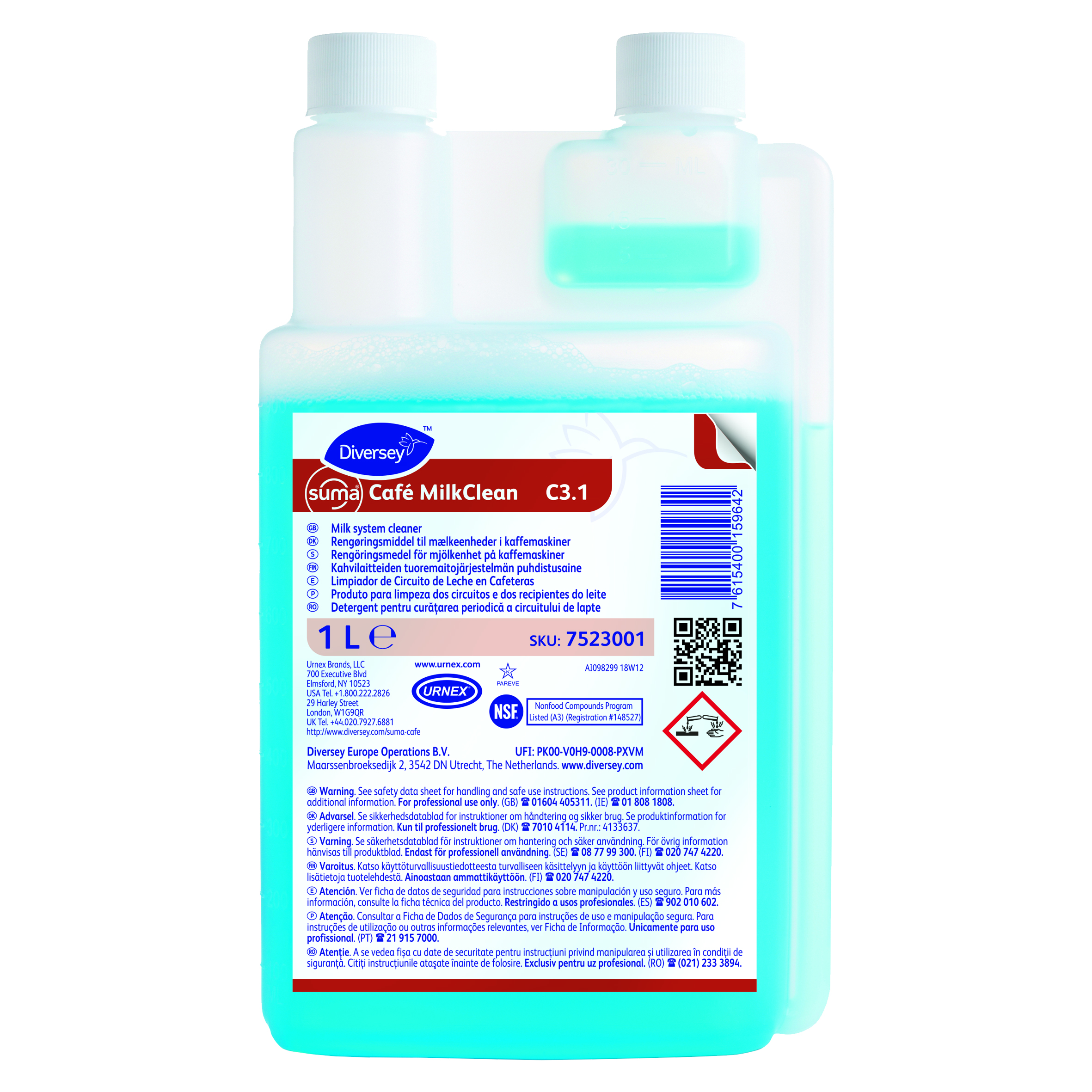 Rengöringsmedel Suma Café MilkClean C3.1