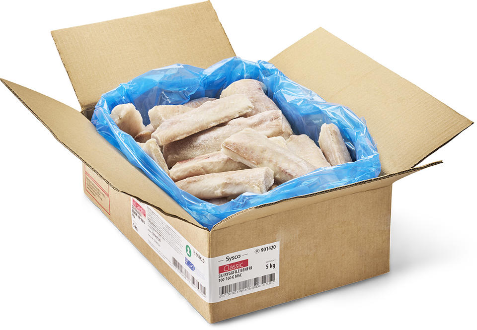 Sej ryggfilé benfri 100-160 g MSC