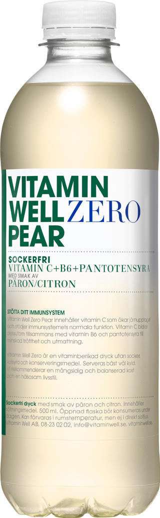 Vitamin Well Pear Zero PET