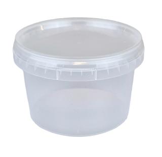 Bägare med tätförslutande lock PP 500ml