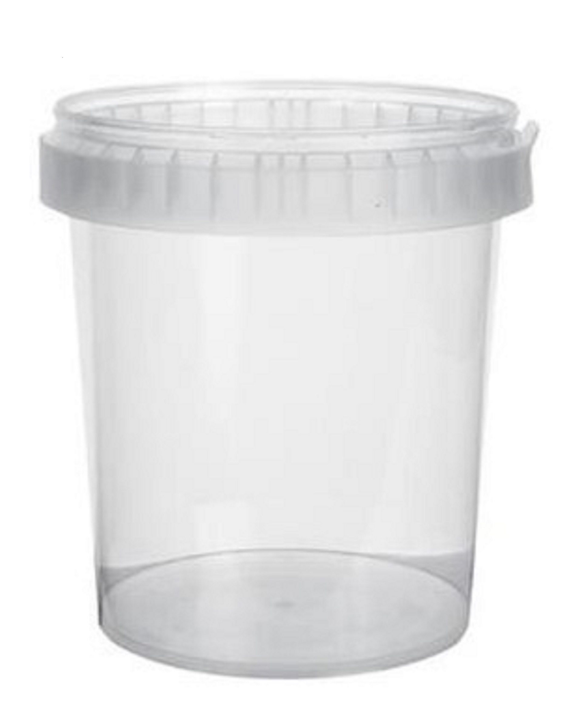 Bägare med tätslutande lock PP 1000ml