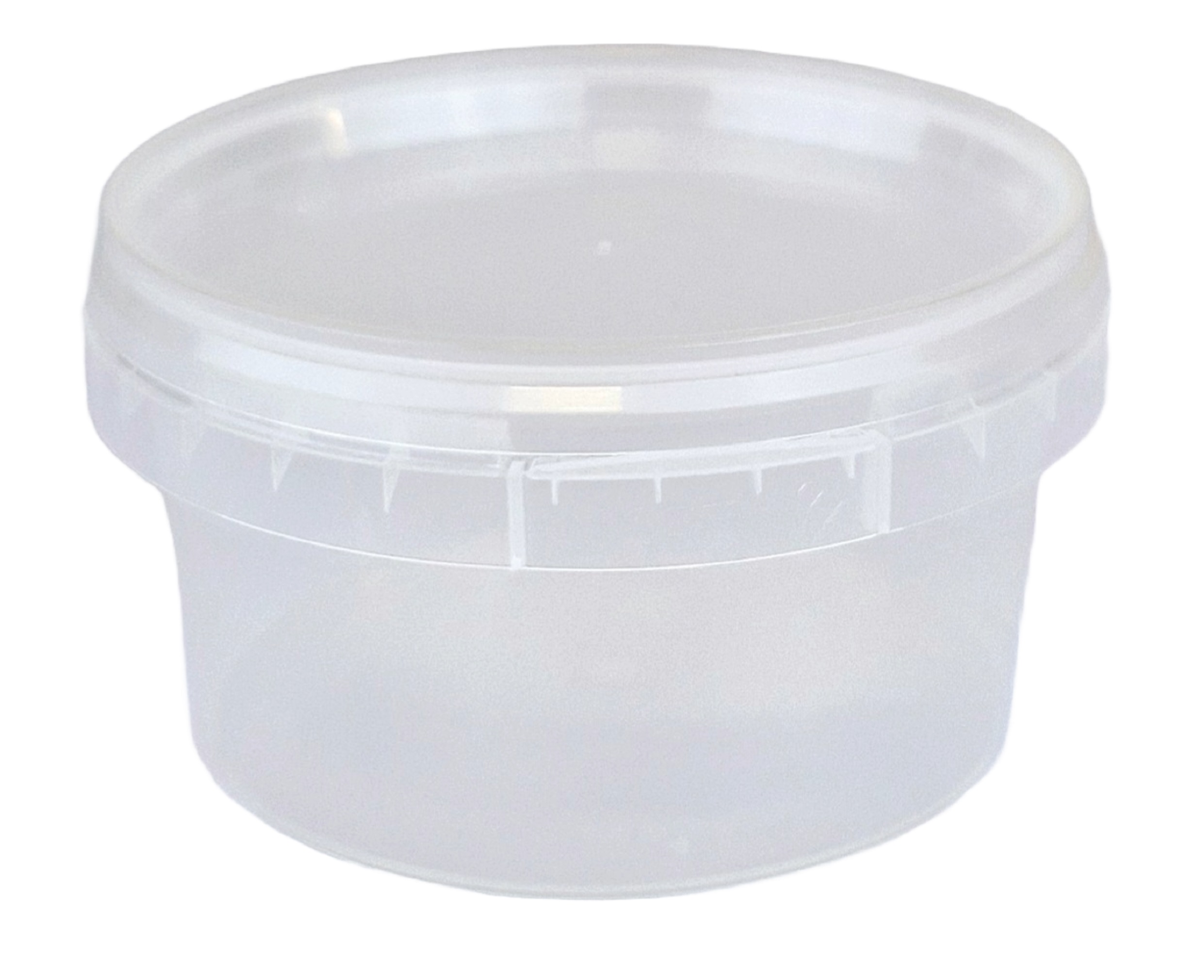 Bägare med tätslutande lock PP 250ml