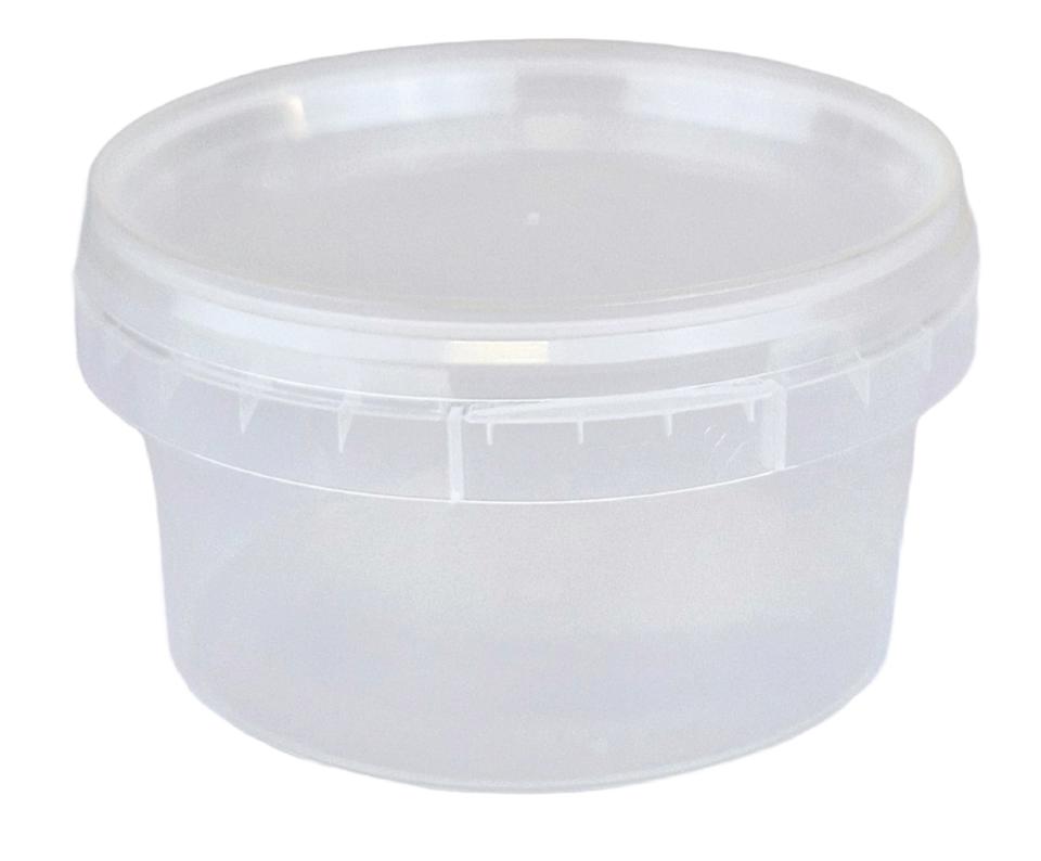 Burk och lock Låsbar PP 250ml