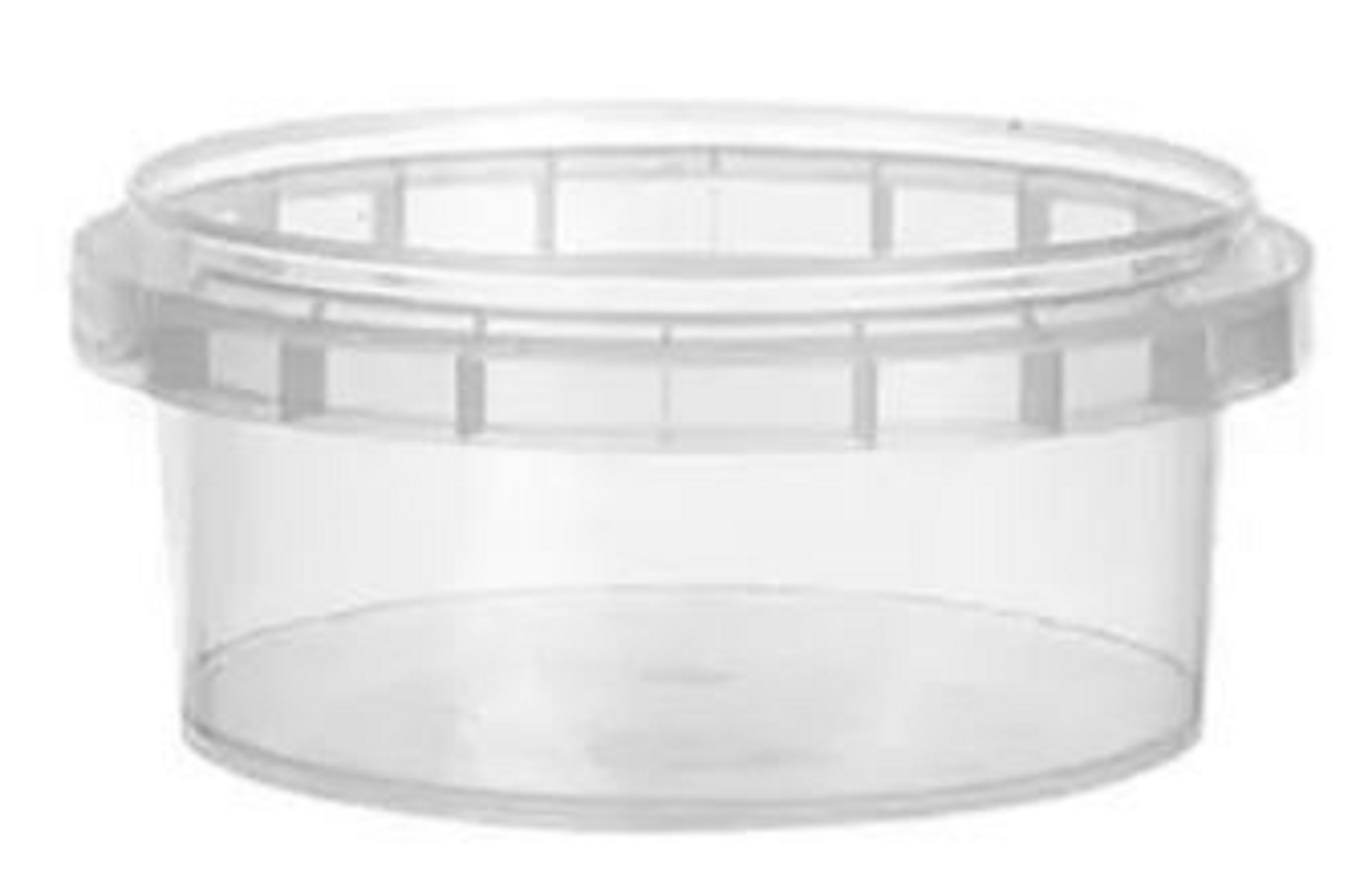 Bägare med tätslutande lock PP 180ml