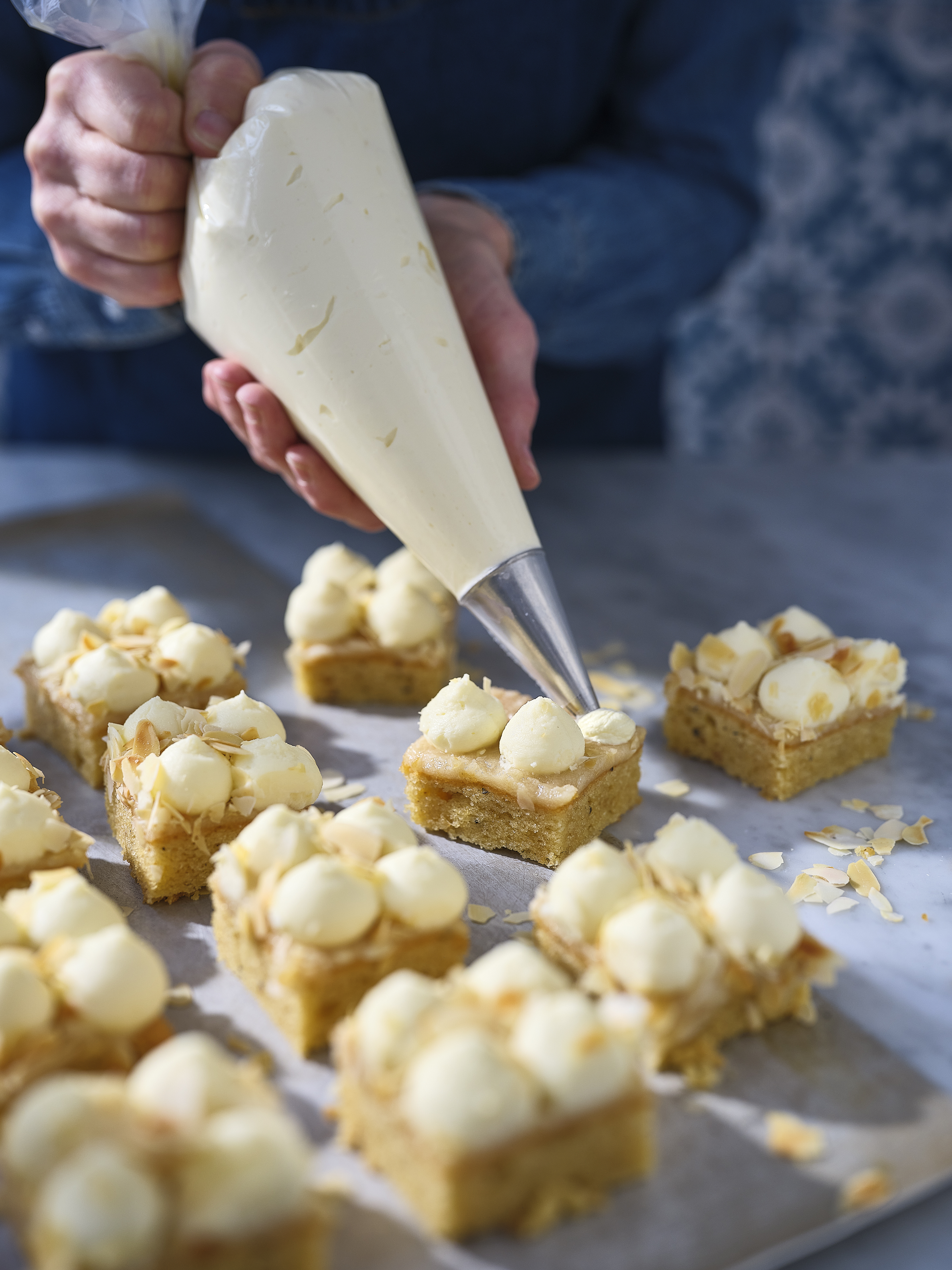 Bakelse Semla Förskuren