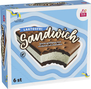 Glass Sandwich Flerpack Laktosfri RA