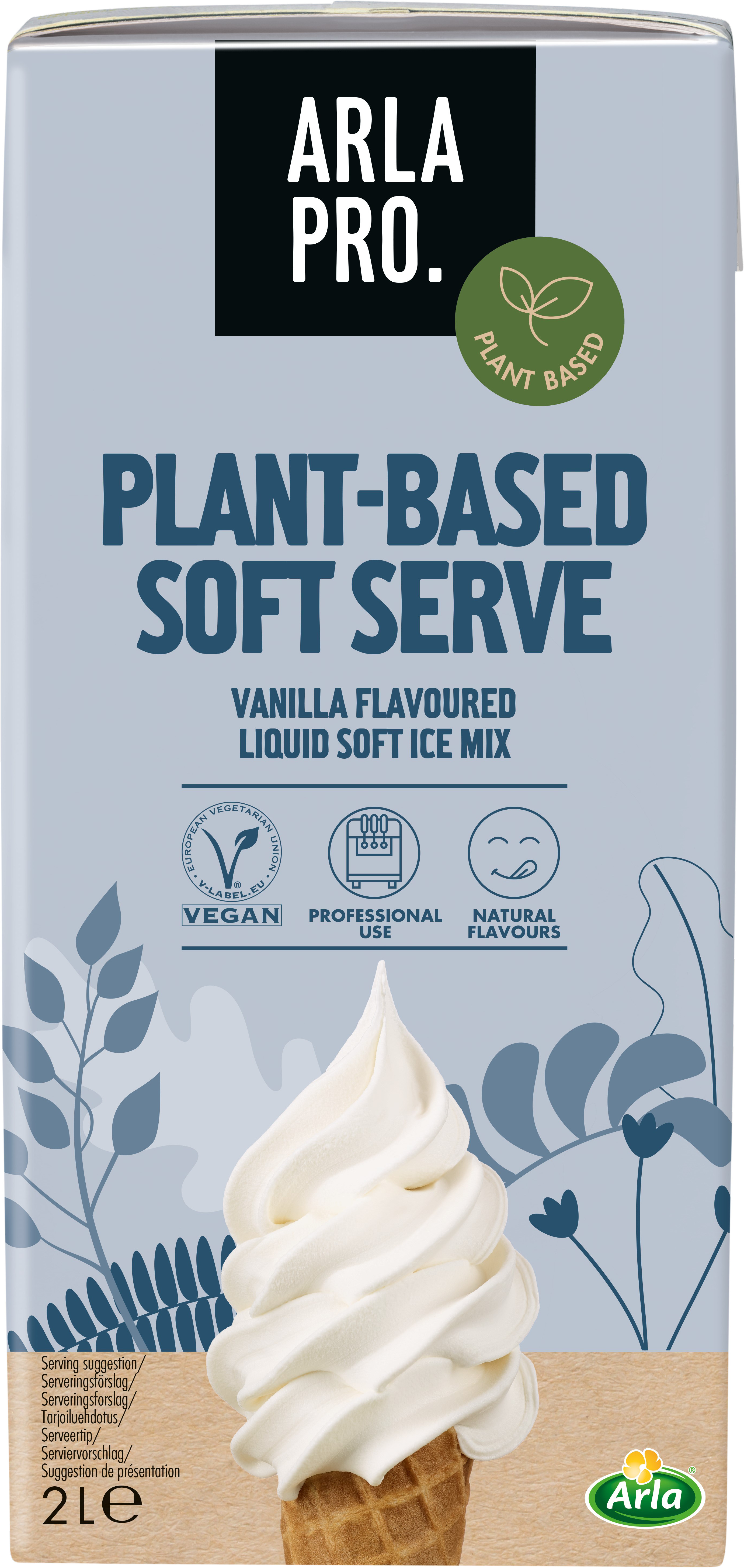 Mjukglassmix Vanilj Vegan