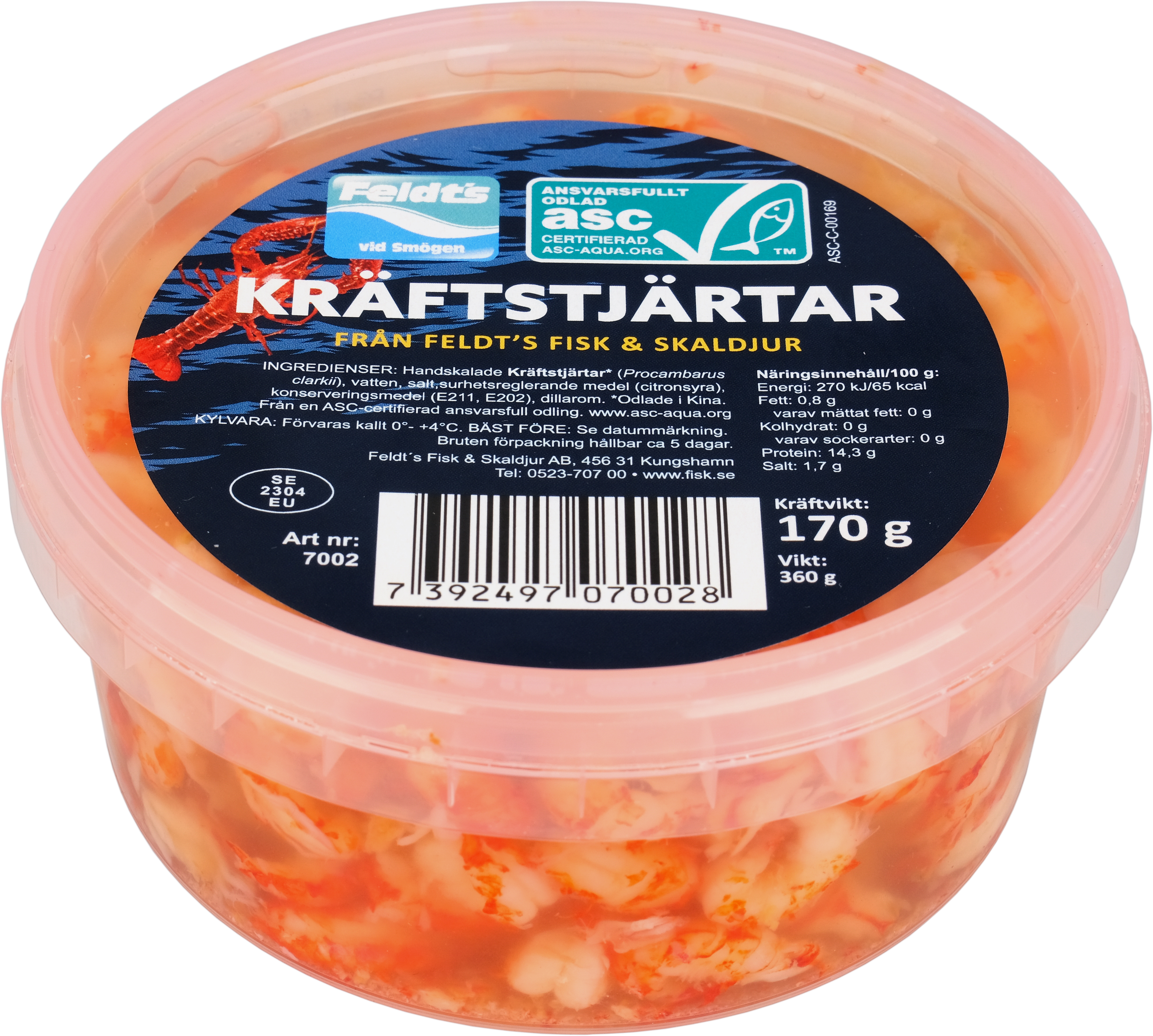 Kräftstjärtar i Lake ASC