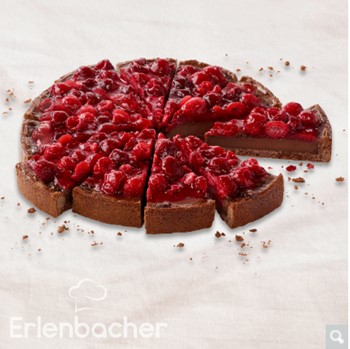 Choklad & Hallontårta Förskuren