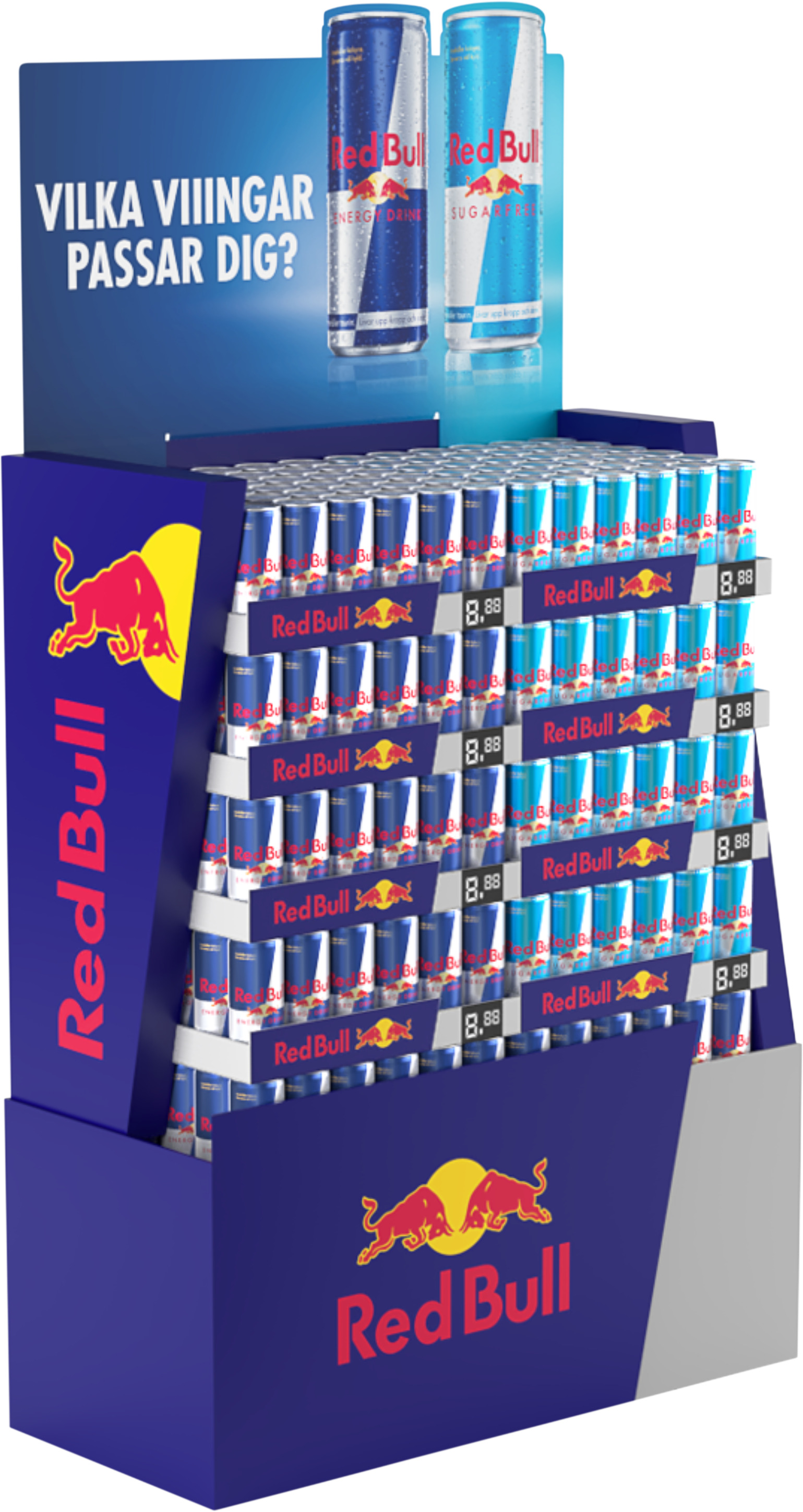 Red Bull Mix Original & Sockerfri 1/3 Pall