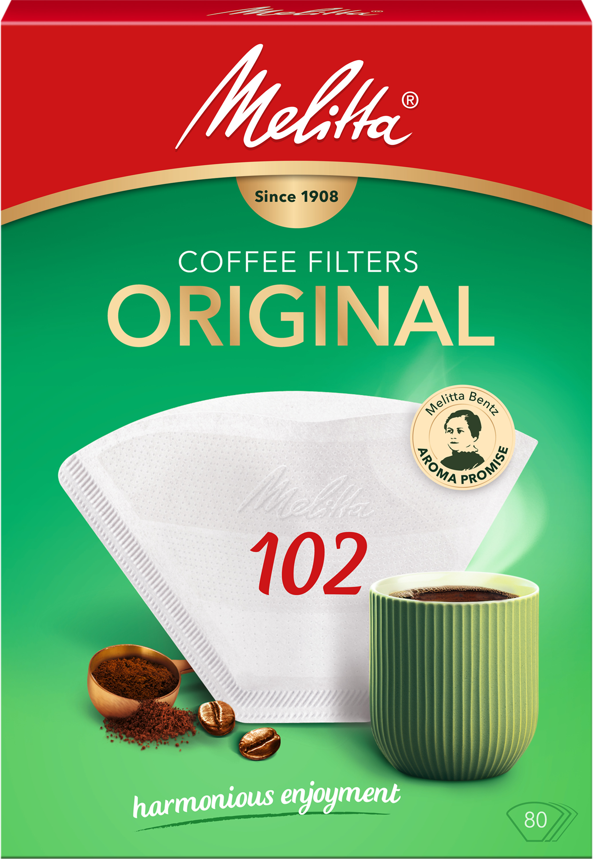 Kaffefilter Papper 102 Vit Melitta