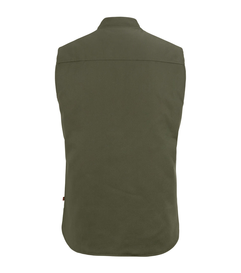 Väst Fodrad 6539 Unisex Olivgrön XS