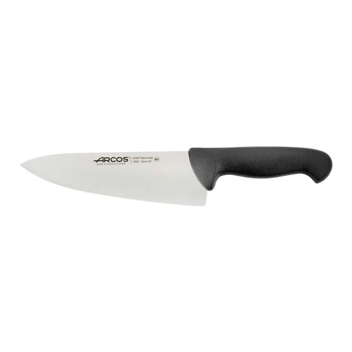 Kockkniv Bred Svart 20cm