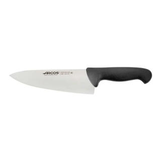 Kockkniv Bred Svart 20cm