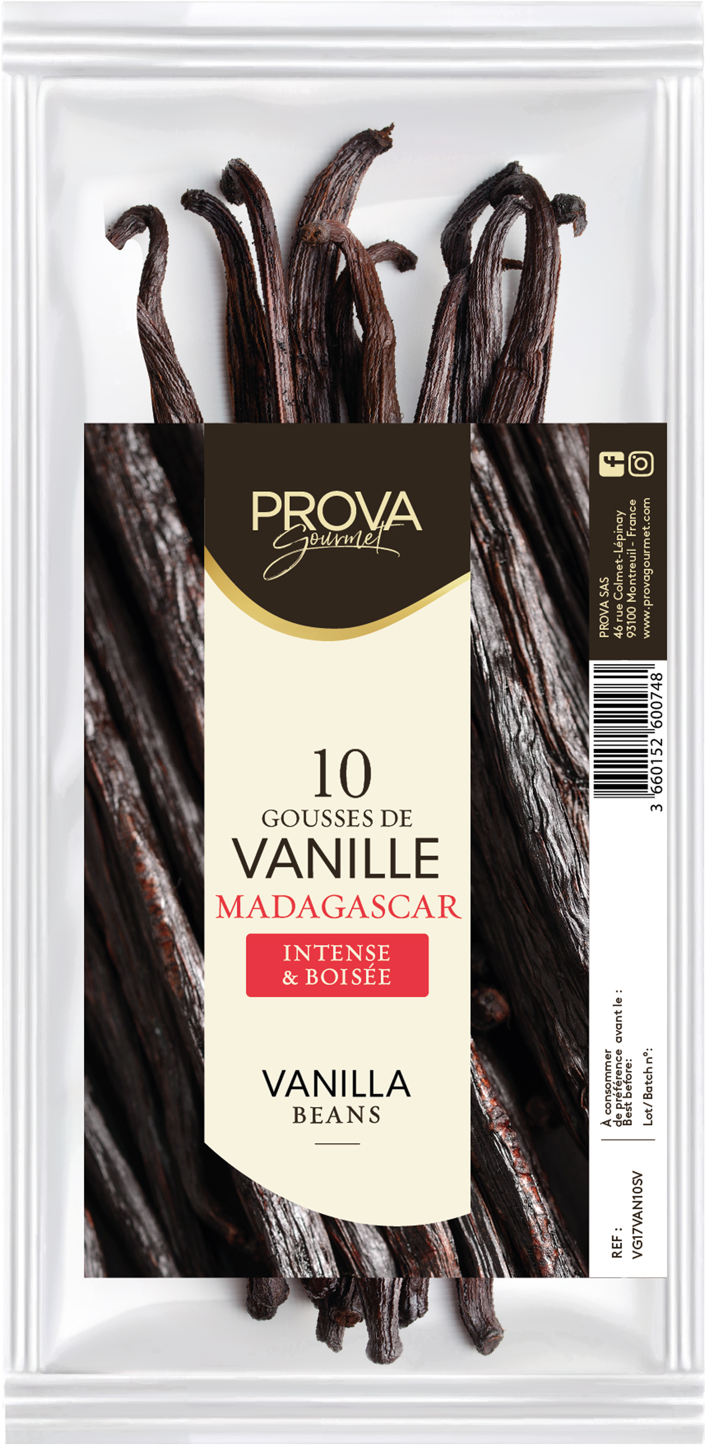 Vaniljstång Bourbon Madagaskar