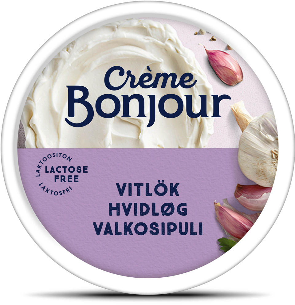 Crème Bonjour Färskost Vitlök Laktosfri