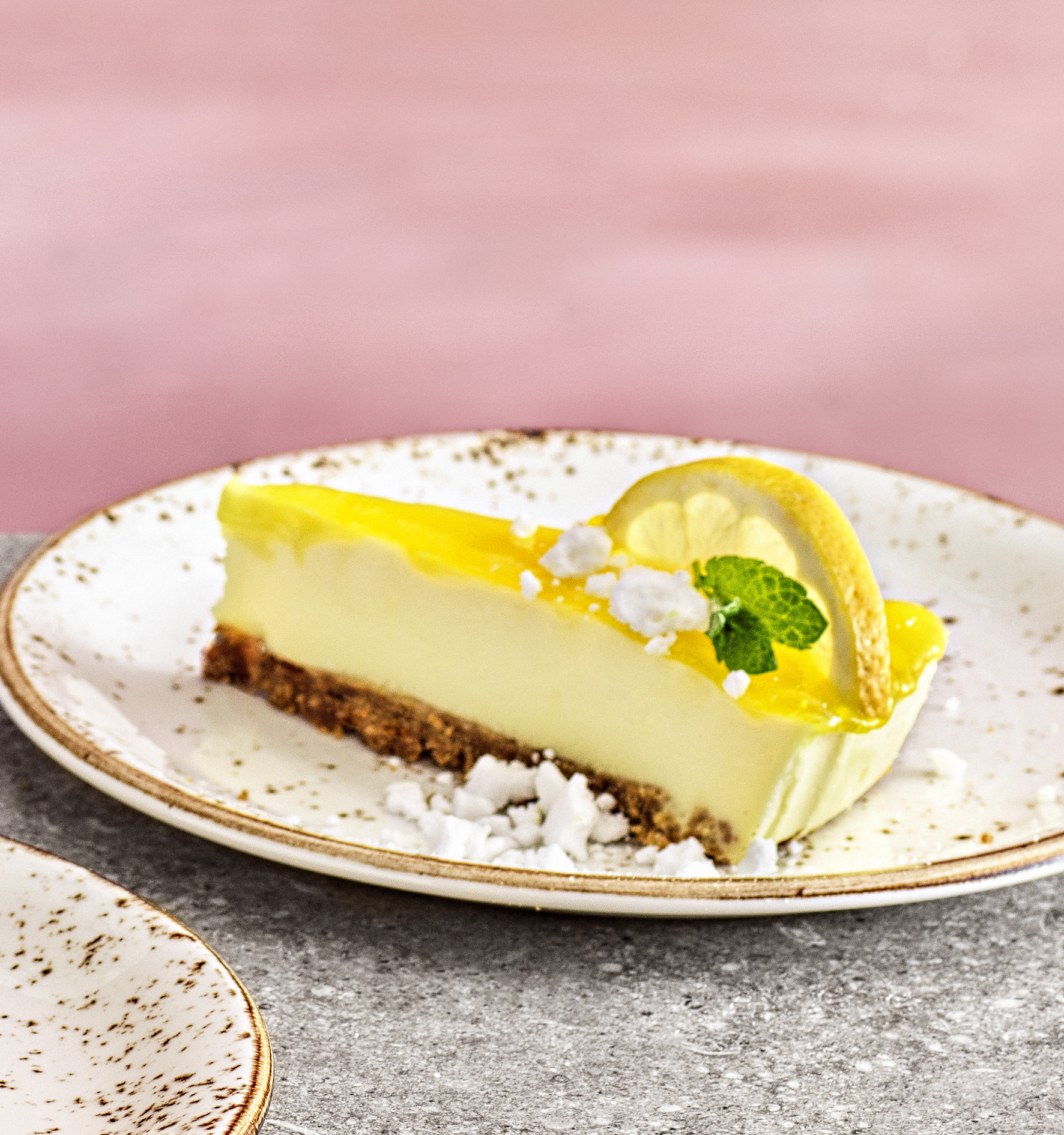 Cheesecake Citron Förskuren